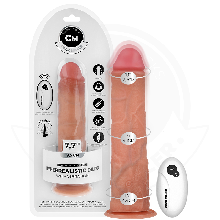 Cock Miller-Dildo Realistic cu Ventuză și Vibrație 1 Cock Miller-Dildo Realistic cu Ventuză și Vibrație · Vibratoare