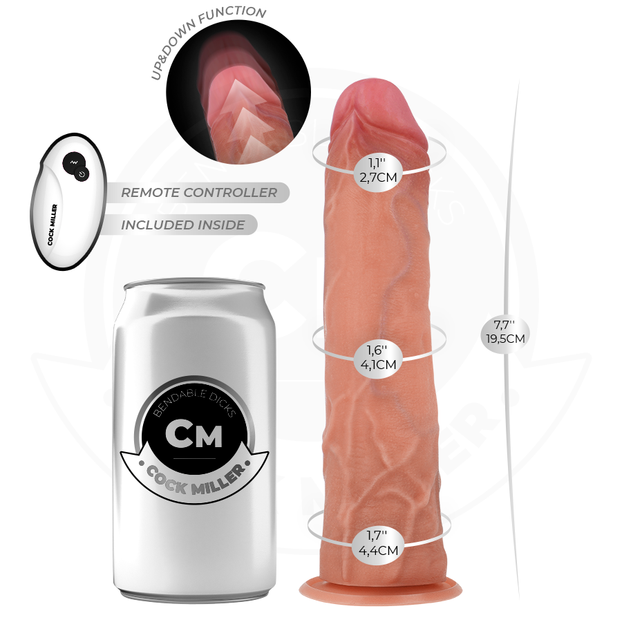 Cock Miller-Dildo Hyperrealist 19.5 cm cu Ventuză, Funcție 3 img 212207 49976018f3aad068ad49d572d86cb869 1