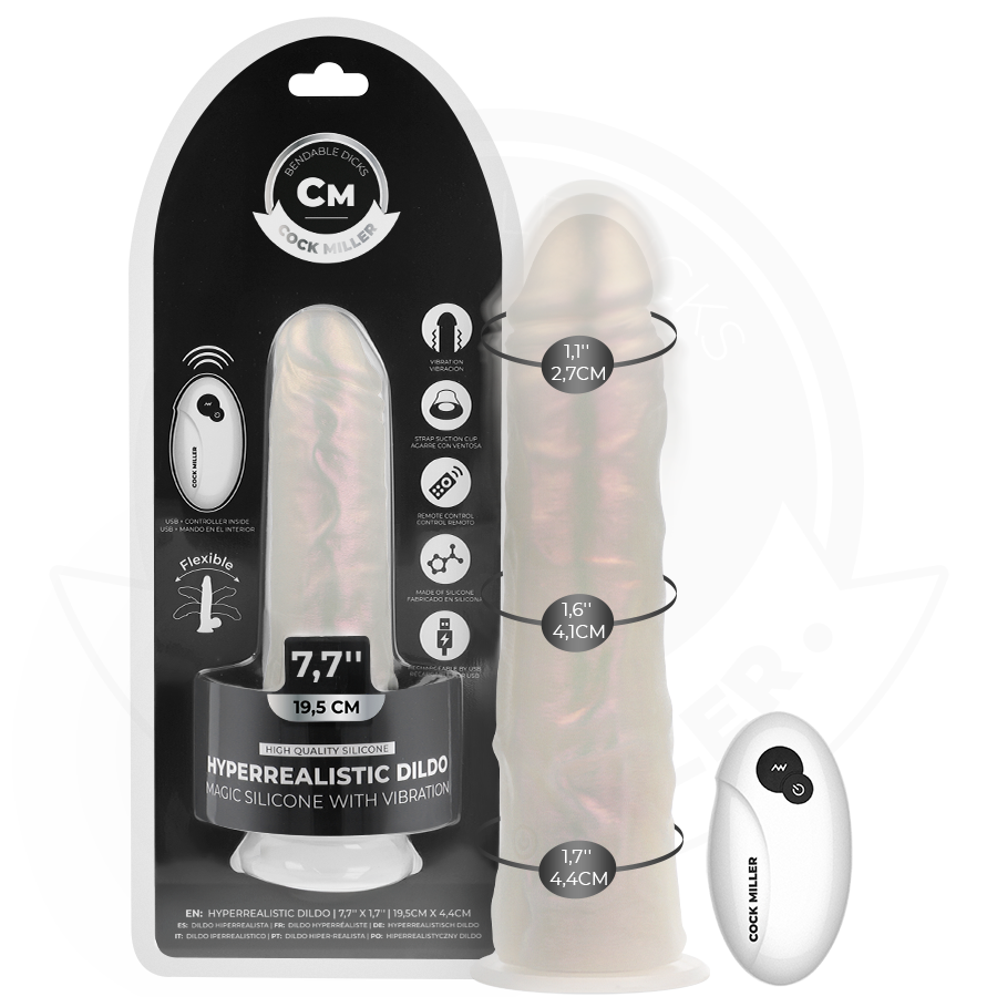 Cock Miller-Dildo cu Ventuză, Lumină și Vibrații cu 1 img 212217 4aadb11dcd660d711299d5d0bf55a487 1