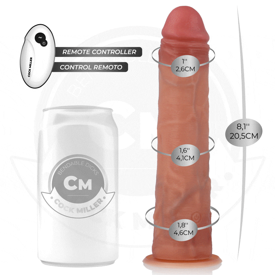 Cock Miller-Hyper-realistic Dildo cu Ventuză și Impingere 1 Cock Miller-Hyper-realistic Dildo cu Ventuză și Impingere · Vibratoare