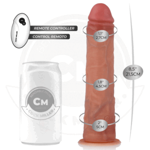 Cock Miller-Dildo Realistic cu Ventuză și Vibrație - imagine 7