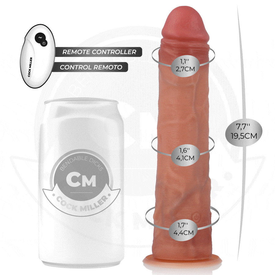 Cock Miller-Dildo Hyperrealist 19.5 cm cu Ventuză, Funcție 1 img 212289 7e9745328f46b20769591fdb0454d653 1