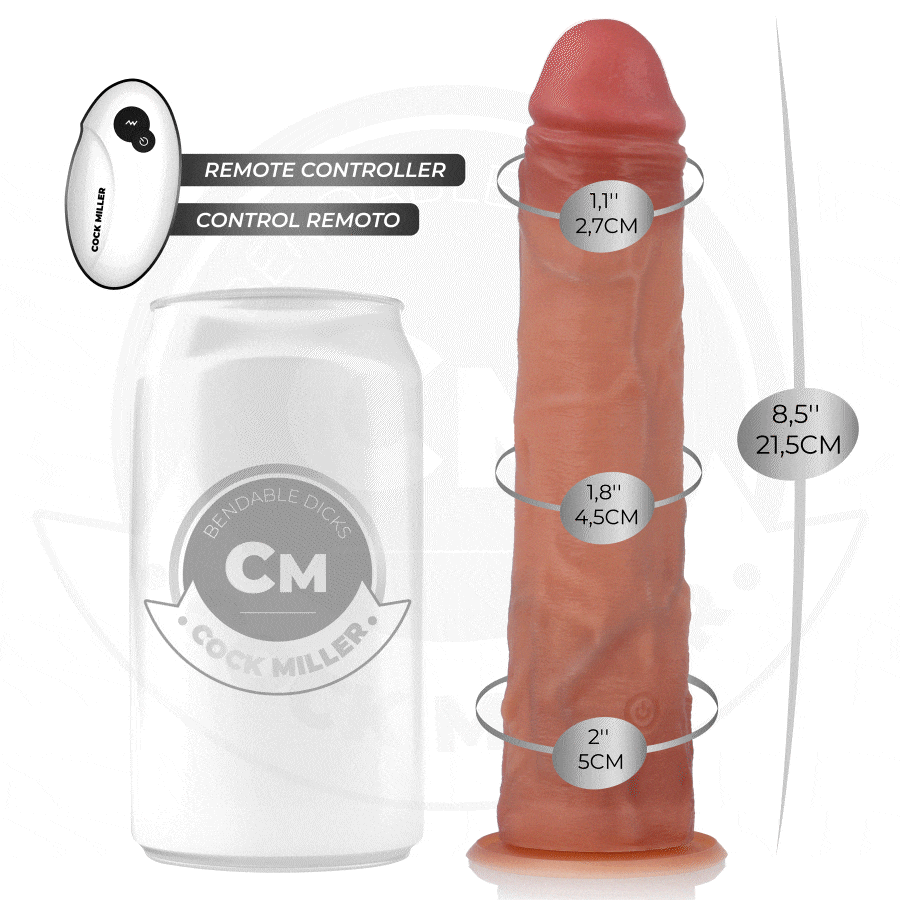 Cock Miller-Dildo Realistic cu Ventuză și Vibrație 9 Cock Miller-Dildo Realistic cu Ventuză și Vibrație · Vibratoare (imaginea 9)