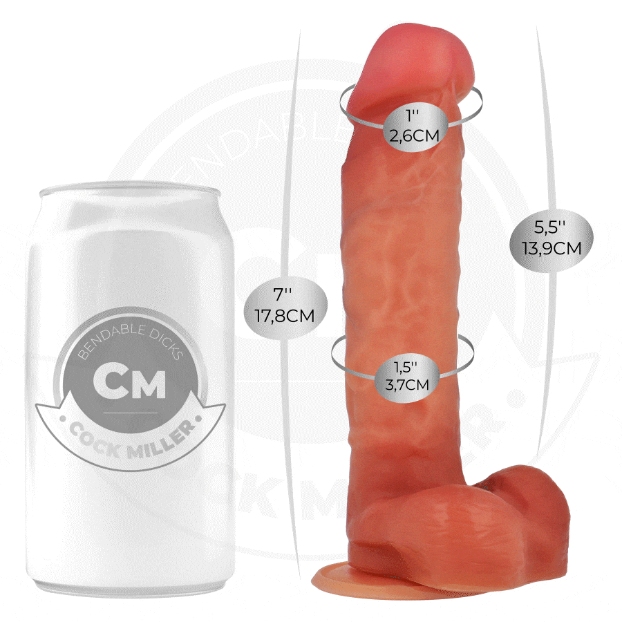 Cock Miller-Dildo Hiperrealist Articulabil 17.8 cm-Silicon 9 img 212321 cbb57e78363d5aa6395a684b4b3073fd 1