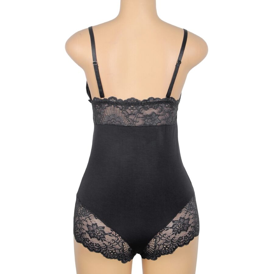 Subblime - Teddy Negru cu Detalii din Dantelă Florală, L/XL 13 img 212724 e74351875cea2d8e4ff3ef13d480fec3 1