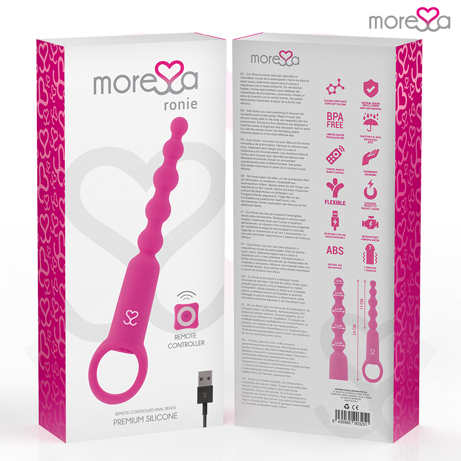Moressa-Ronie Potente Rosario Vibrator Anal cu Telecomandă 7 img 213198 71a75ea9c94e7aef065fa36414284f80 1