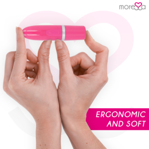 Moressa-Ivy Vibrator Stimulator Travel Roz-Silicon, 5 Trepte - imagine 6