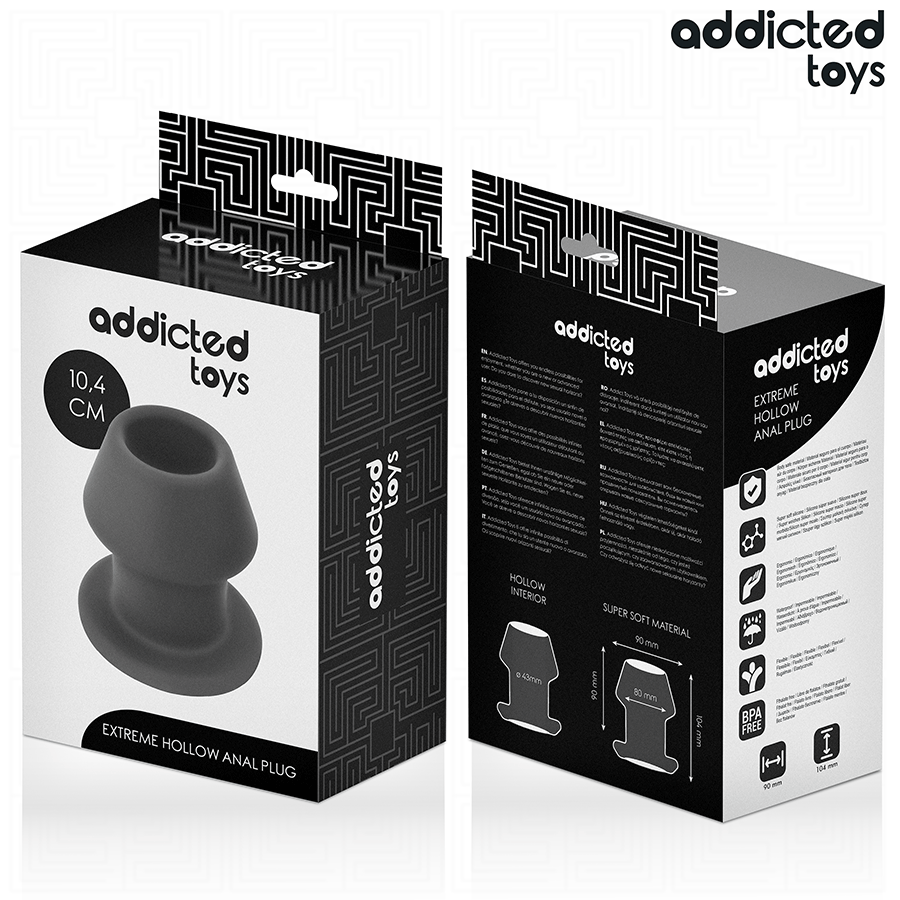 Addicted Toys - Extreme Plug Anal cu Gol Interior, Silicon, Mărime L 10.4 cm 3 img 213302 8ab05c13a5a11ad71844d515b73d3059 1