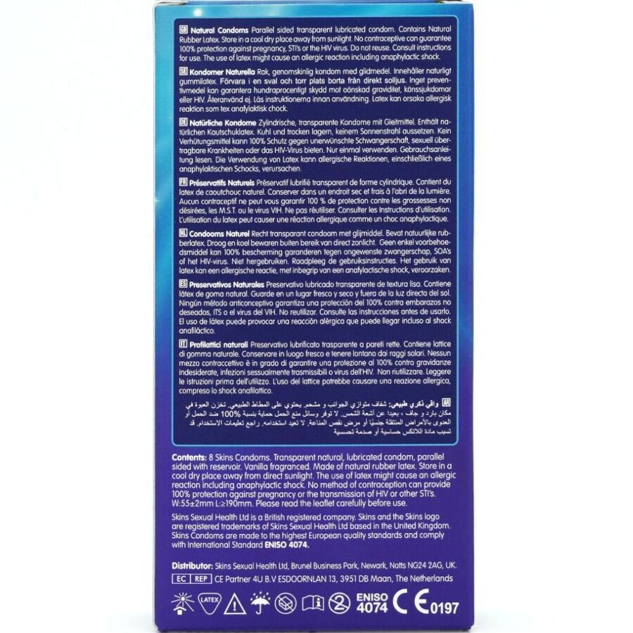 SKINS - Natural Premium Prezervative Pachet 8 4 img 213375 ff81f846e65855d2e47b05a49e2cc170 1