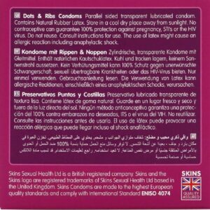 SKINS - Dots & Ribs Premium Prezervative Pachet 4 8 SKINS - Dots & Ribs Premium Prezervative Pachet 4 - imagine 4
