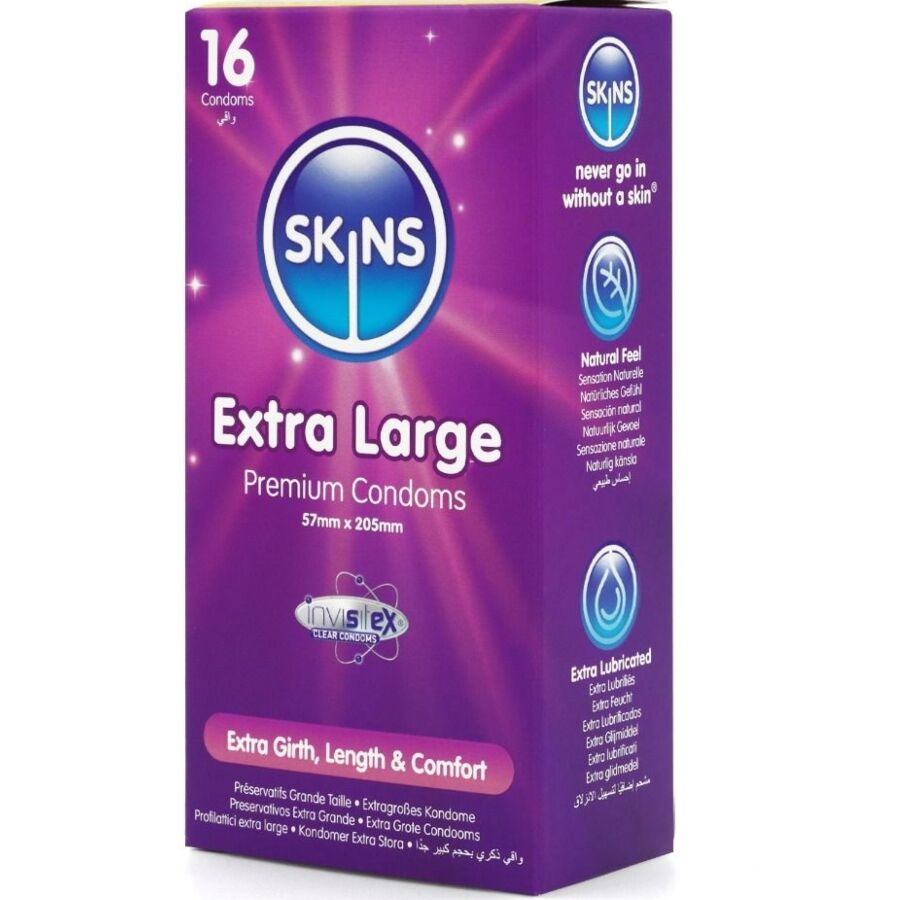 SKINS - Extra Large Premium Prezervative Pachet 16 2 img 213388 b4b8fcf63d36b4444d43a4f9c44c39e1 1