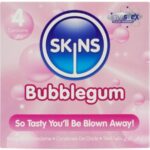 Skins-Bubblegum Premium Prezervative Pachet 4 · Prezervative