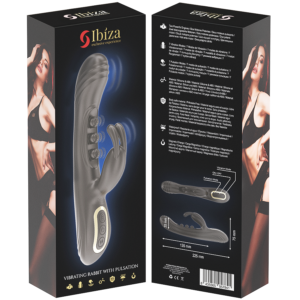 Ibiza Technology-Vibrator Rabbit cu Pulsatie-Silicon, 7 Trepte 15 Ibiza Technology-Vibrator Rabbit cu Pulsatie-Silicon, 7 Trepte - imagine 7