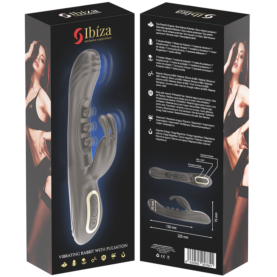 Ibiza Technology-Vibrator Rabbit cu Pulsatie-Silicon, 7 Trepte 7 img 213550 93053ebf9a40acd253942ccf58bd75ce 1