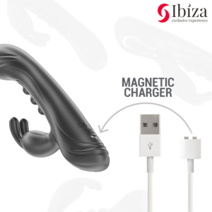 Ibiza Technology-Vibrator Rabbit cu Pulsatie-Silicon, 7 Trepte 14 Ibiza Technology-Vibrator Rabbit cu Pulsatie-Silicon, 7 Trepte - imagine 6