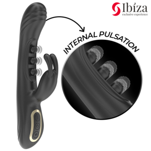 Ibiza Technology-Vibrator Rabbit cu Pulsatie-Silicon, 7 Trepte 11 Ibiza Technology-Vibrator Rabbit cu Pulsatie-Silicon, 7 Trepte - imagine 3