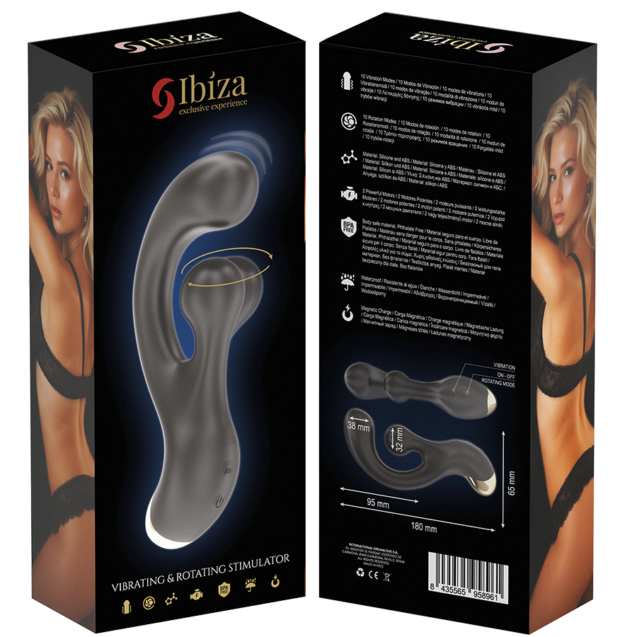 Ibiza Technology-Stimulator Vibrator Rotativ-Silicon, 10 Trepte 6 img 213556 5131999483d54b14cd998f9e745c10b7 1