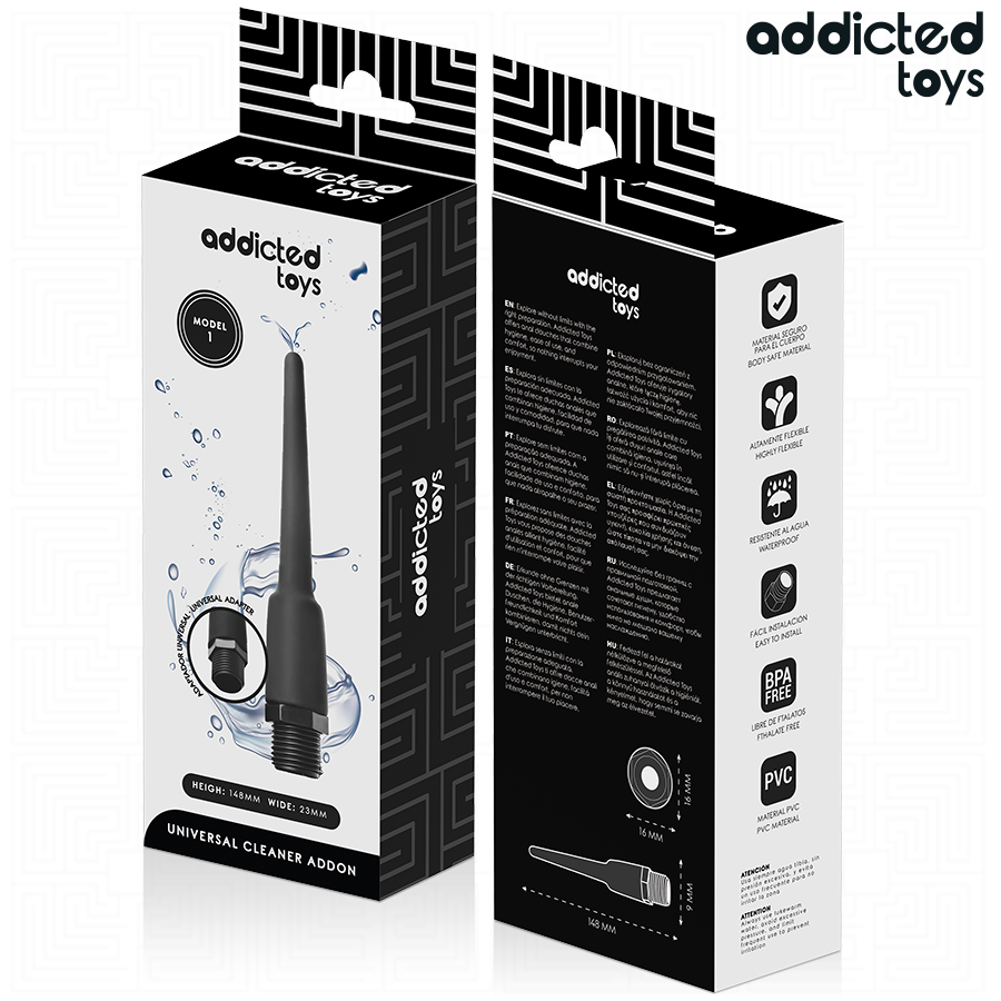 Addicted Toys - Irigator Anal cu Adaptor Universal Model 1 4 img 213562 c4f23066e4598f9e2d40958dc866725c 1