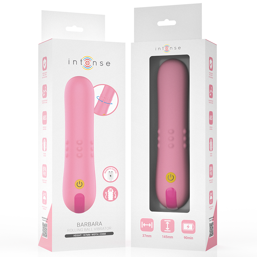 Intense Fun Toys-Barbara Vibrator Rotativ cu Bile-Silicon, 10 3 img 213693 64dd1e79bf02bd91860a8b0f3e942e61 1