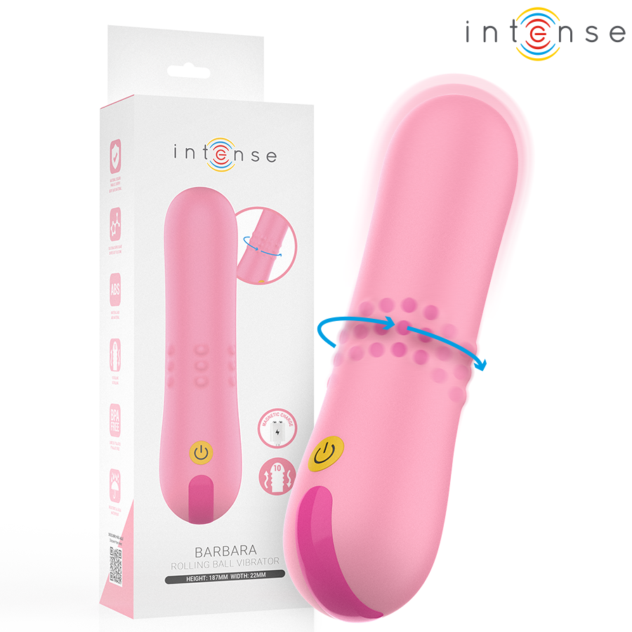 Intense Fun Toys-Barbara Vibrator Rotativ cu Bile-Silicon, 10 1 img 213694 c4663c1d0de222031a3c569085da5e54 1