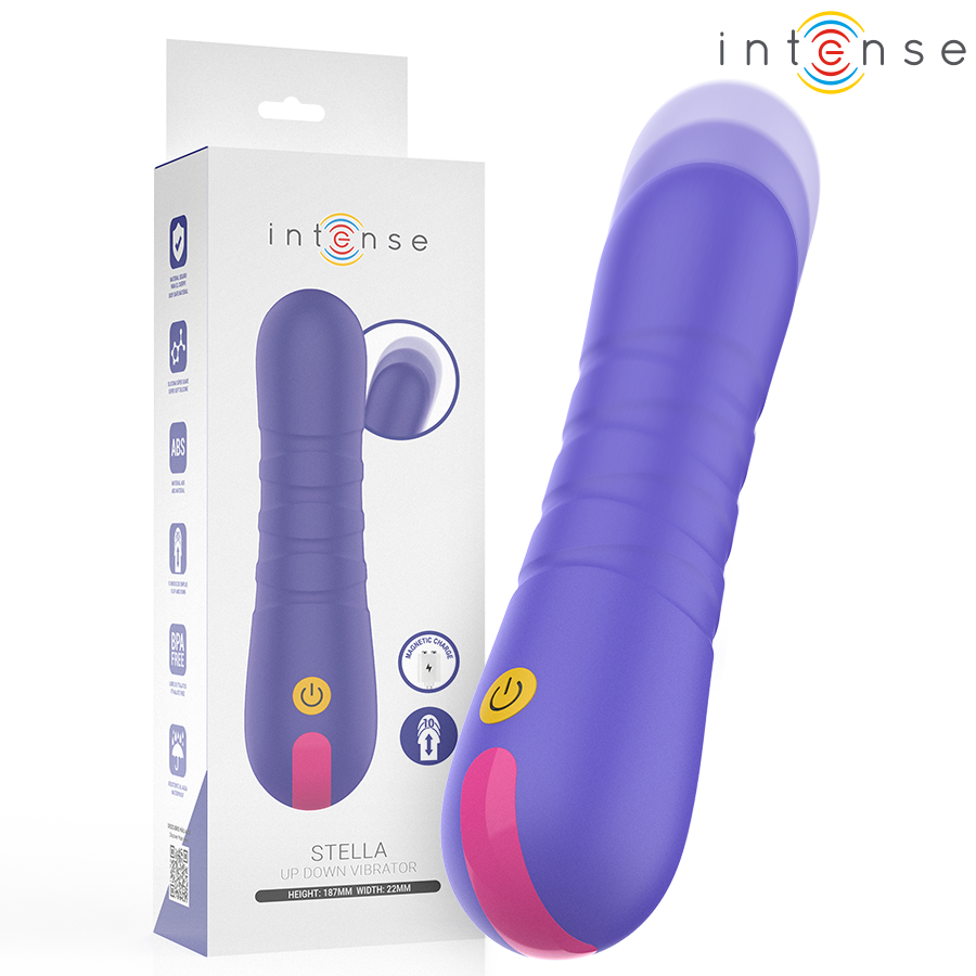 Intense Fun Toys-Stella Push Penetration Up Down-Silicon, 10 1 Intense Fun Toys-Stella Push Penetration Up Down-Silicon, 10 · Vibratoare