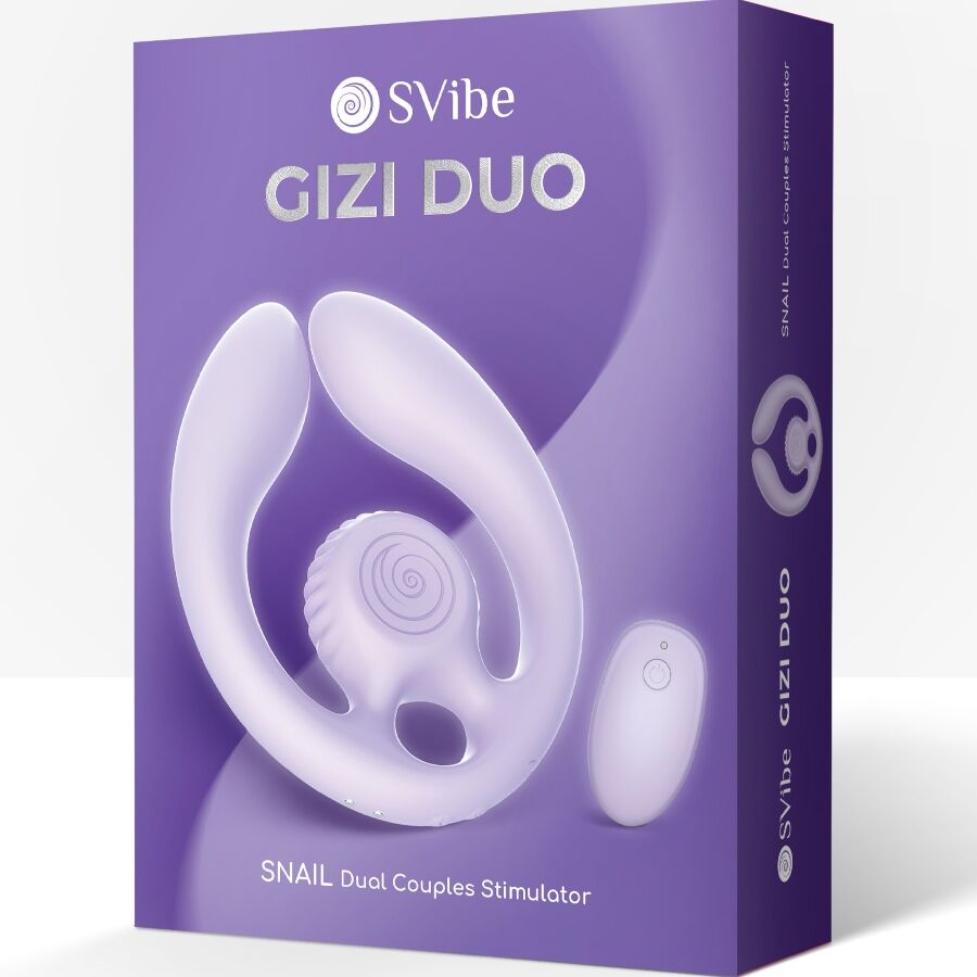 Snail Vibe - Gizi Duo Stimulator Cuplu cu Telecomandă, Liliac 6 img 213718 da770f0aeaf6139110631a4aaf65af41 1