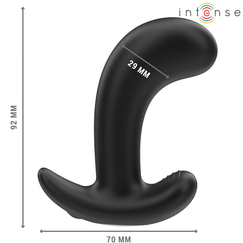 Intense Anal Toys-Chandler Dop Anal 10 Vibrații Negru · Jucarii Anale (imaginea 3)