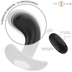 Intense Anal Toys-Chandler Dop Anal 10 Vibrații Negru · Jucarii Anale (imaginea 5)