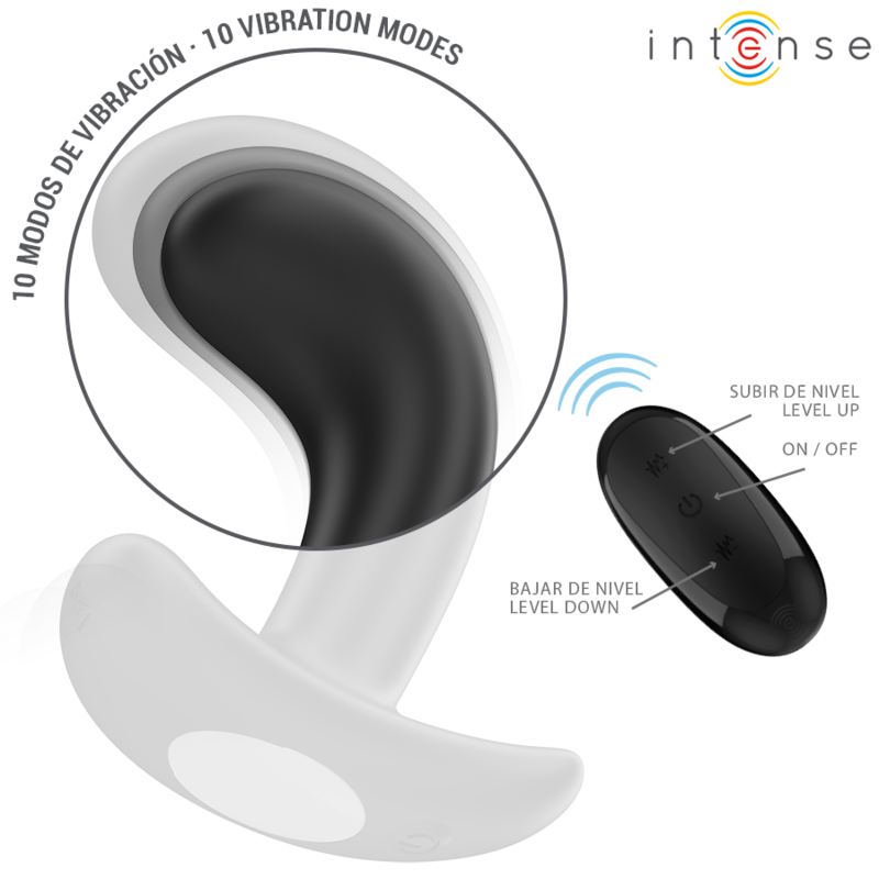 Intense Anal Toys-Chandler Dop Anal 10 Vibrații Negru · Jucarii Anale (imaginea 5)