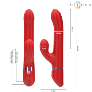 Intense High Tech-Lele Vibrator Multifuncțional Rotativ 11 Intense High Tech-Lele Vibrator Multifuncțional Rotativ - imagine 3