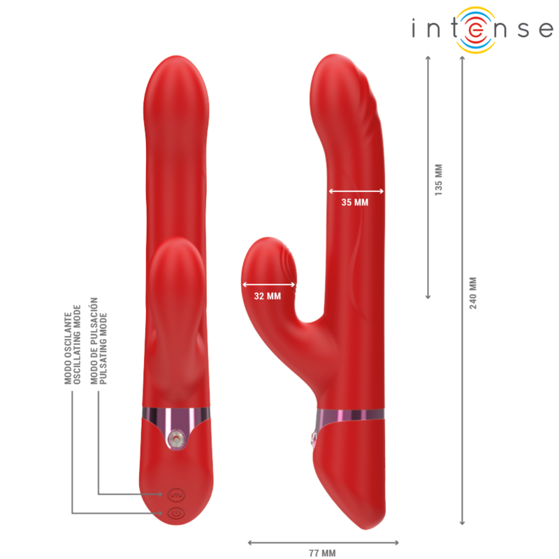 Intense High Tech-Lele Vibrator Multifuncțional Rotativ 3 img 213969 eac37068caa757bc2935116bcc0a55dc 1