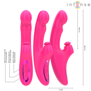 Intense High Tech-Emi Vibrator 13,5 cm Multifuncțional 3-în-1 10 - imagine 3