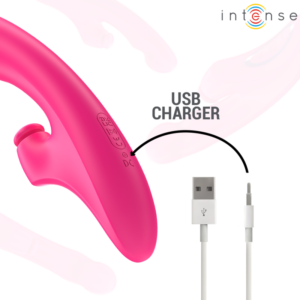 Intense High Tech-Emi Vibrator 13,5 cm Multifuncțional 3-în-1 10 - imagine 7