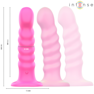 Intense Remote Control-Cindy Vibrator Mărime L Design Spiralat 11 Intense Remote Control-Cindy Vibrator Mărime L Design Spiralat - imagine 3