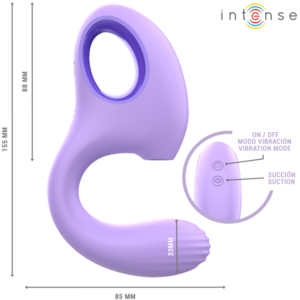 Intense High Tech-Baxter Vibrator & Stimulator Violet-Silicon 14 Intense High Tech-Baxter Vibrator & Stimulator Violet-Silicon - imagine 6