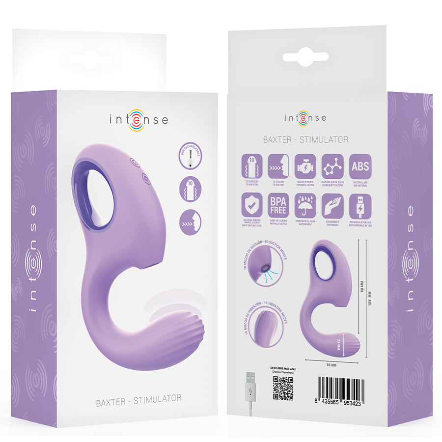 Intense High Tech-Baxter Vibrator & Stimulator Violet-Silicon 8 img 214124 b75c4e6a32afdae1283b3f2165c98802 1