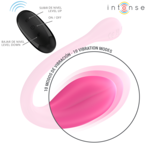 Intense Remote Control-Janice Vibrator U Stimulator Dublu 10 - imagine 4