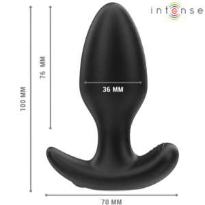 Intense Anal Toys-Joey Plug Anal 10 Vibrații Negru - imagine 3
