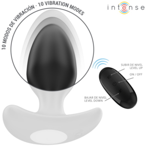 Intense Anal Toys-Joey Plug Anal 10 Vibrații Negru - imagine 5