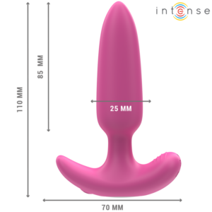 Intense Anal Toys-Ross Plug Anal 10 Vibrații Roz - imagine 3