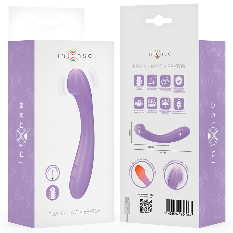 Intense High Tech-Becky Vibrator 19 cm cu Încălzire 7 Vibrații 8 img 214178 4ab1be0f914e4e1ec4a04049b491094d 1