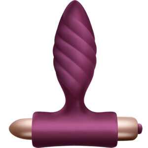 Climaximum-Desire Kit Twisted Vibrator si Plug Anal-Silicon, 10 - imagine 3