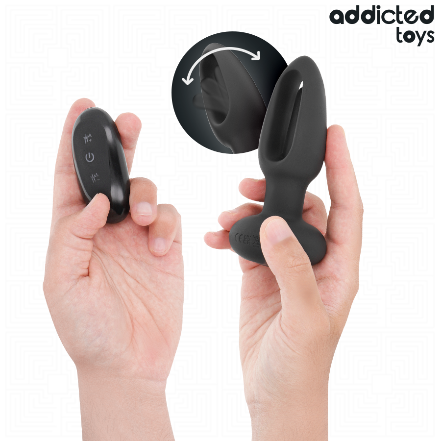 Addicted Toys - Dop Anal cu Limbă Vibrantă și Telecomandă 2 img 214340 5fad8cb6e3900ee9595f0eb6ccc1dd1c 1
