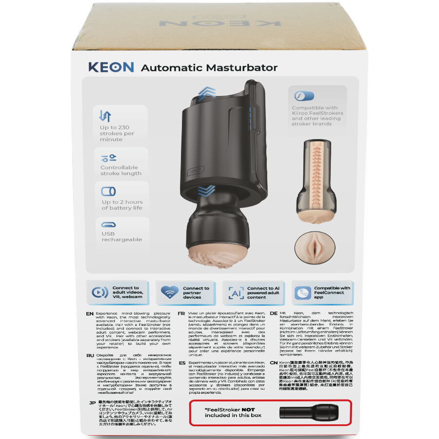Kiiroo-Keon Wifi Masturbator Automat-Silicon, App, USB 3 img 214382 5a330f1fe8c6aa400365c209e27a8b38 1