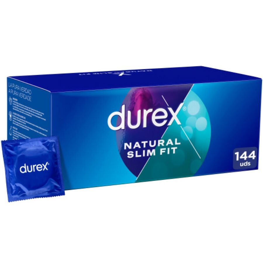 Durex Condoms-Natural Slim Fit Basic-144 Bucăți-Latex 1 img 214446 4f1aa919b1a81693f03b060b71805984 1