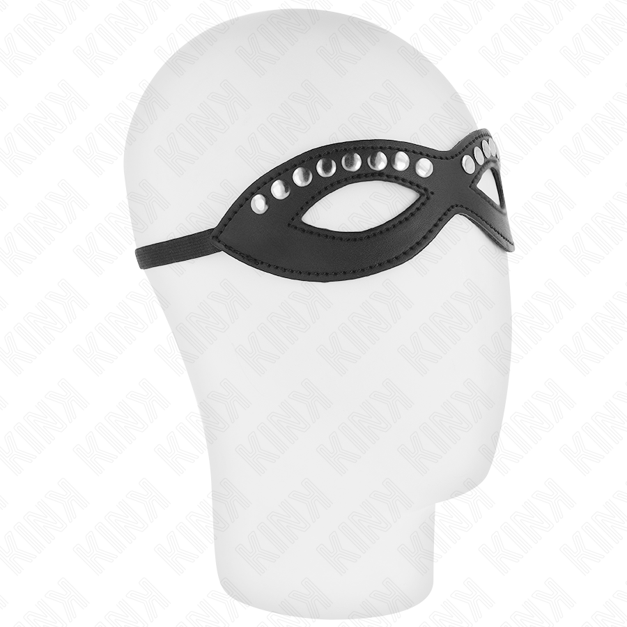 Kink Masked Allure-Masca pentru Ochi cu Nituri Mini Model 1 20.5 cm · Bondage & Catuse (imaginea 3)