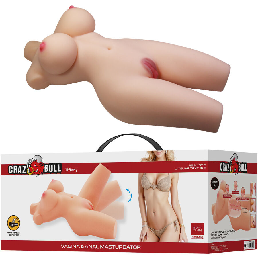 Crazy Bull-Tiffany Torso Feminin Realist Vagin si Anal 5.5 kg-TPR 2 img 215303 25a1408eee8f84271cc32a7a01f69e23 1