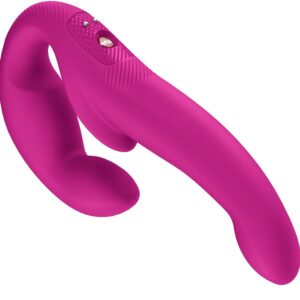 Fun Factory-Share Vibe Pro Dildo Dublu Vibrant Magenta-Silicon - imagine 2
