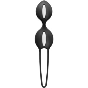Fun Factory-Smartballs Duo Bile Kegel Negre-Silicon, Waterproof 6 Fun Factory-Smartballs Duo Bile Kegel Negre-Silicon, Waterproof - imagine 3