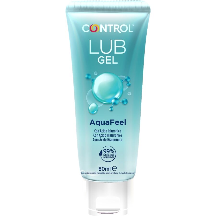Control Lubes-Aquafeel Gel Lubrifiant cu Acid Hialuronic 80 ml 1 img 215668 673e24a878821214d36f9aea994a4133 1